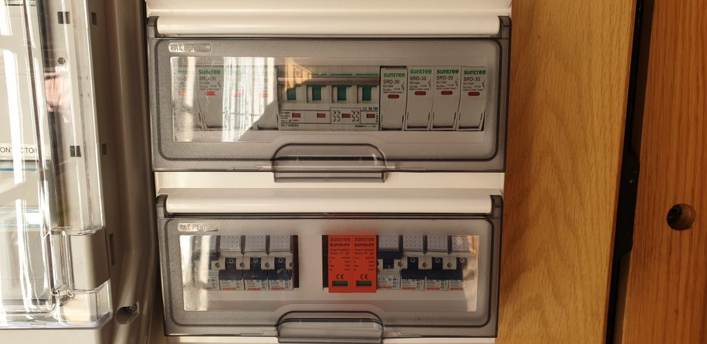 Demonstration site 6 DC combiner box 1
